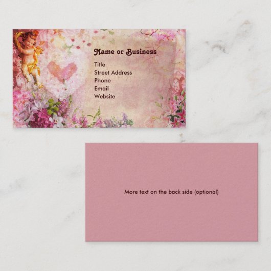 Romance Visitekaartje (Voorkant / Achterkant)