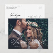 Romance voor altijd Thankful Briefkaart (Voorkant / Achterkant)