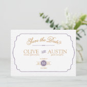 Romance voor eBay-winkel De datumkaarten opslaan Save The Date (Staand voorkant)