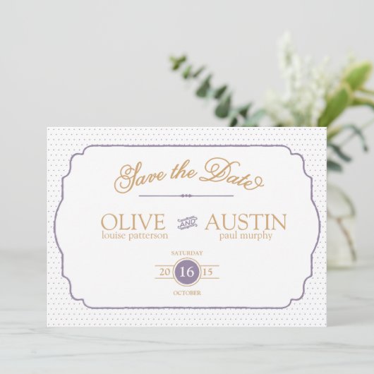 Romance voor eBay-winkel De datumkaarten opslaan Save The Date (Staand voorkant)