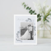 Romance waterverf bedankkaart (Staand voorkant)