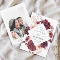 Romance Waterverf Floral Weddenschap Foto
