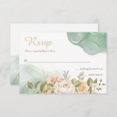 Romance Wedding RSVP-kaarten RSVP Kaartje (Voorkant / Achterkant)