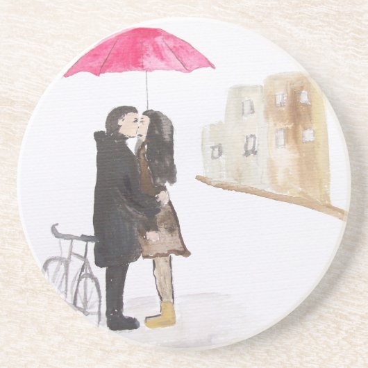 Romance Zandsteen Onderzetter (Voorkant)