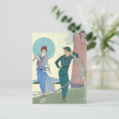 Romance zonder woorden van George Barbier Briefkaart (Staand voorkant)