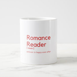 Romancelezer gedefinieerd! grote koffiekop