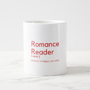 Romancelezer gedefinieerd! grote koffiekop