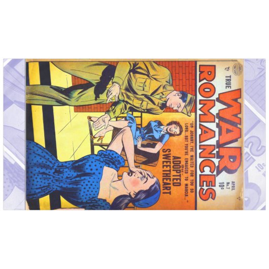 Romancen in ware oorlog #7 tafelkleed (Voorkant (Horizontaal))