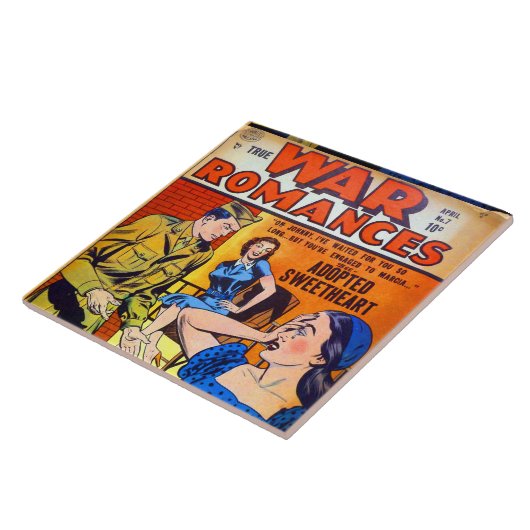 Romancen in ware oorlog #7 tegeltje (Zijkant)