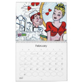 Romancen van stripboeken september 2018 kalender (Feb 2027)
