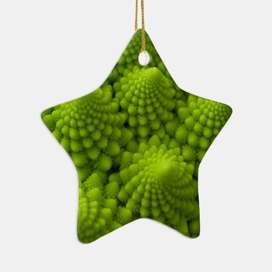 Romanesco Broccoli Fractal Vegetable Keramisch Ornament (Rechts)