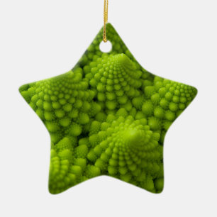 Romanesco Broccoli Fractal Vegetable Keramisch Ornament