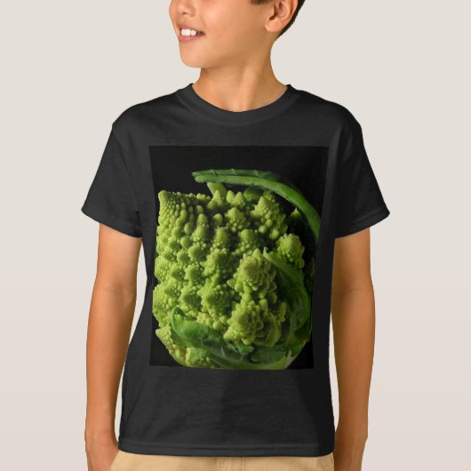 Romanesco Broccoli Fractals T-shirt (Voorkant)