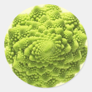 Romanesco-Phi Ronde Sticker