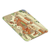 Romanesque Abbey Model Magneet (Rechterzijde)