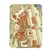 Romanesque Abbey Model Magneet (Verticaal)