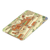 Romanesque Abbey Model Magneet (Linkerzijde)