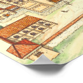 Romanesque Abbey Model Poster (Hoek)