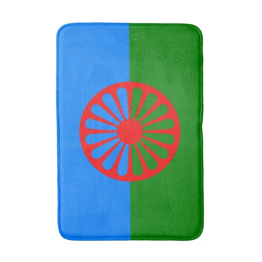 Romani Flag Badmat (Voorkant Verticaal)