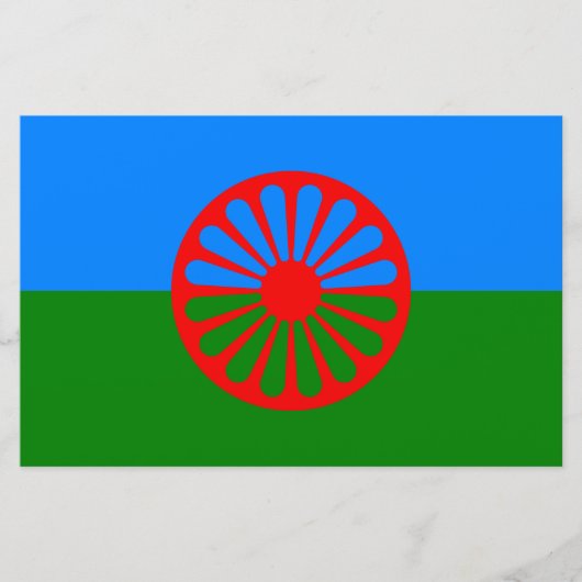 Romani Flag Briefpapier (Voorkant)
