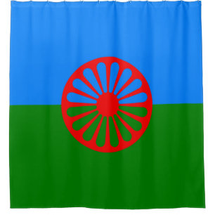 Romani Flag Douchegordijn