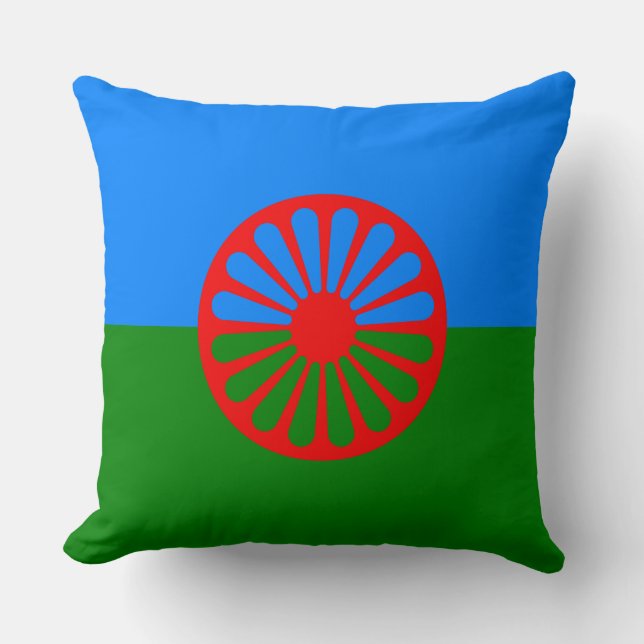 Romani Flag Kussen (Voorkant)