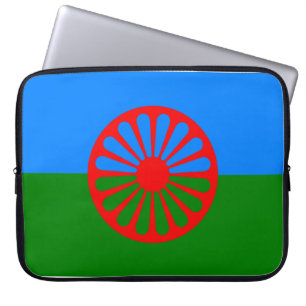 Romani Flag Laptop Sleeve