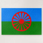 Romani Flag Legpuzzel (Horizontaal)