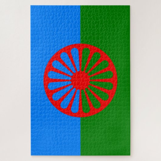 Romani Flag Legpuzzel (Verticaal)