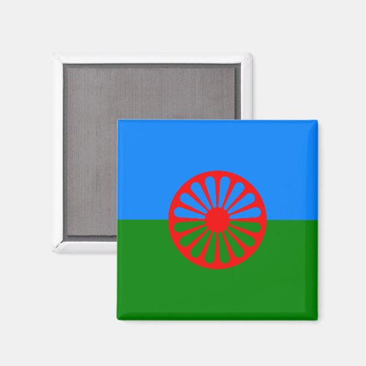 Romani Flag Magneet (Voorkant / Achterkant)