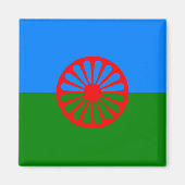 Romani Flag Magneet (Voorkant)