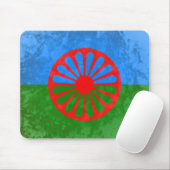 Romani flag muismat (Met muis)