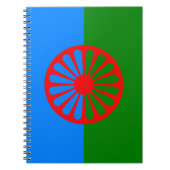 Romani Flag Notitieboek (Voorkant)