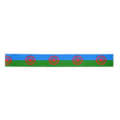 Romani Flag Satijnen Lint (Voorkant)