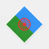 Romani Flag Servet (Hoek)