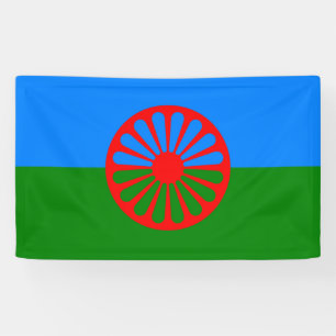 Romani Flag Spandoek