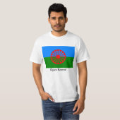 Romani Flag T-shirt (Voorkant volledig)