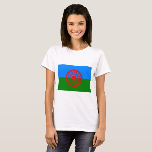 Romani Flag T-shirt (Voorkant volledig)