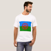 Romani Flag T-shirt (Voorkant volledig)