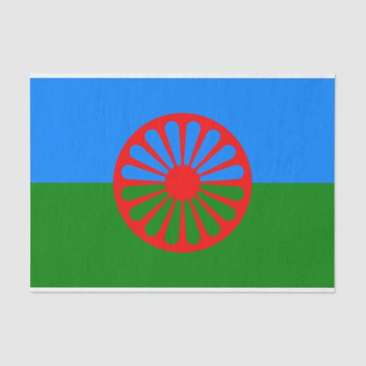 Romani Flag Tissuepapier (Voorkant)