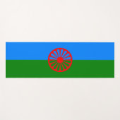 Romani Flag Yogamat (Voorkant (horizontaal))