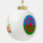 Romani Keramische Bal Ornament (Links)