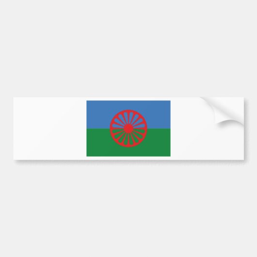 Romani/Roms Bumpersticker (Voorkant)