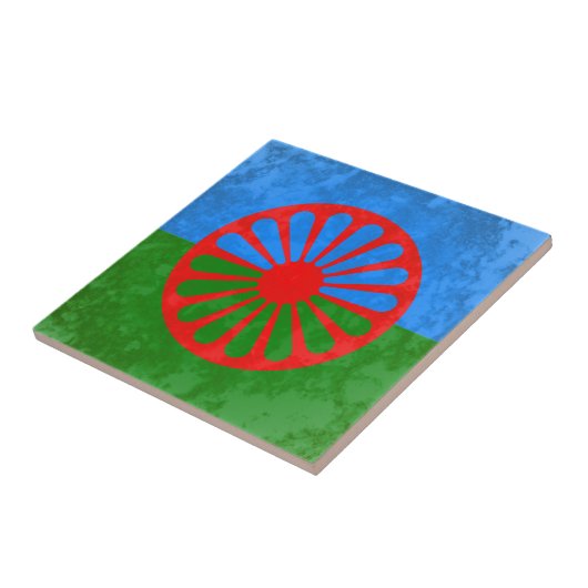 Romani Tegeltje (Zijkant)