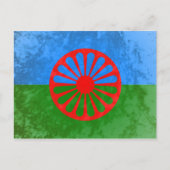 Romani vlag briefkaart (Voorkant)