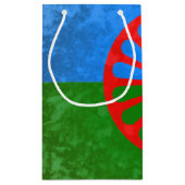 Romani vlag klein cadeauzakje (Achterkant)