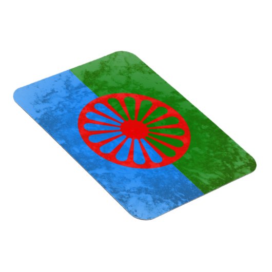 Romani vlag magneet (Rechterzijde)