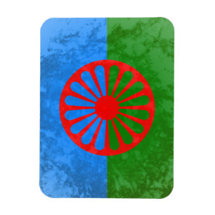 Romani vlag magneet