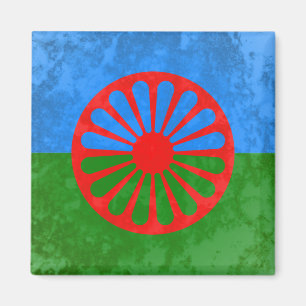 Romani vlag magneet