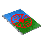 Romani vlag notitieboek (Rechterzijde)